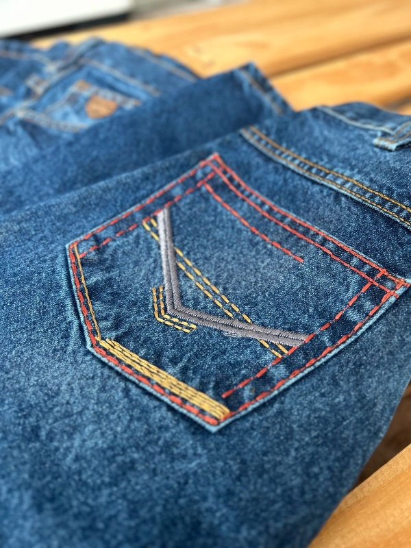 CALÇA MASCULINA BORDADA - Imagem 2