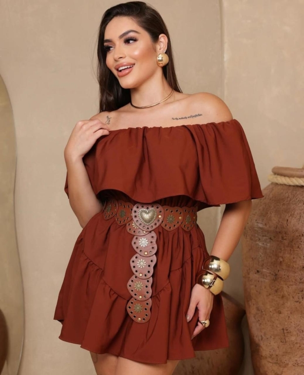 VESTIDO MACAQUINHO BOHO CHIC
