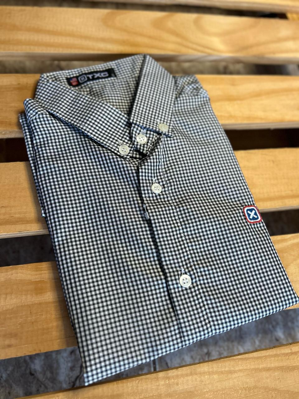 CAMISA XADREZ MASCULINA MANGA CURTA