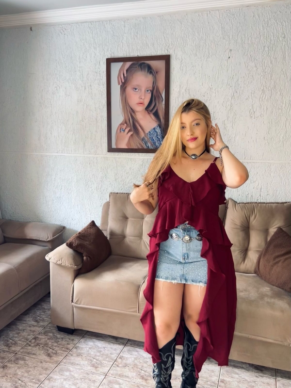 BATA COM BABADOS LONGA BOHO CHIC - Imagem 4