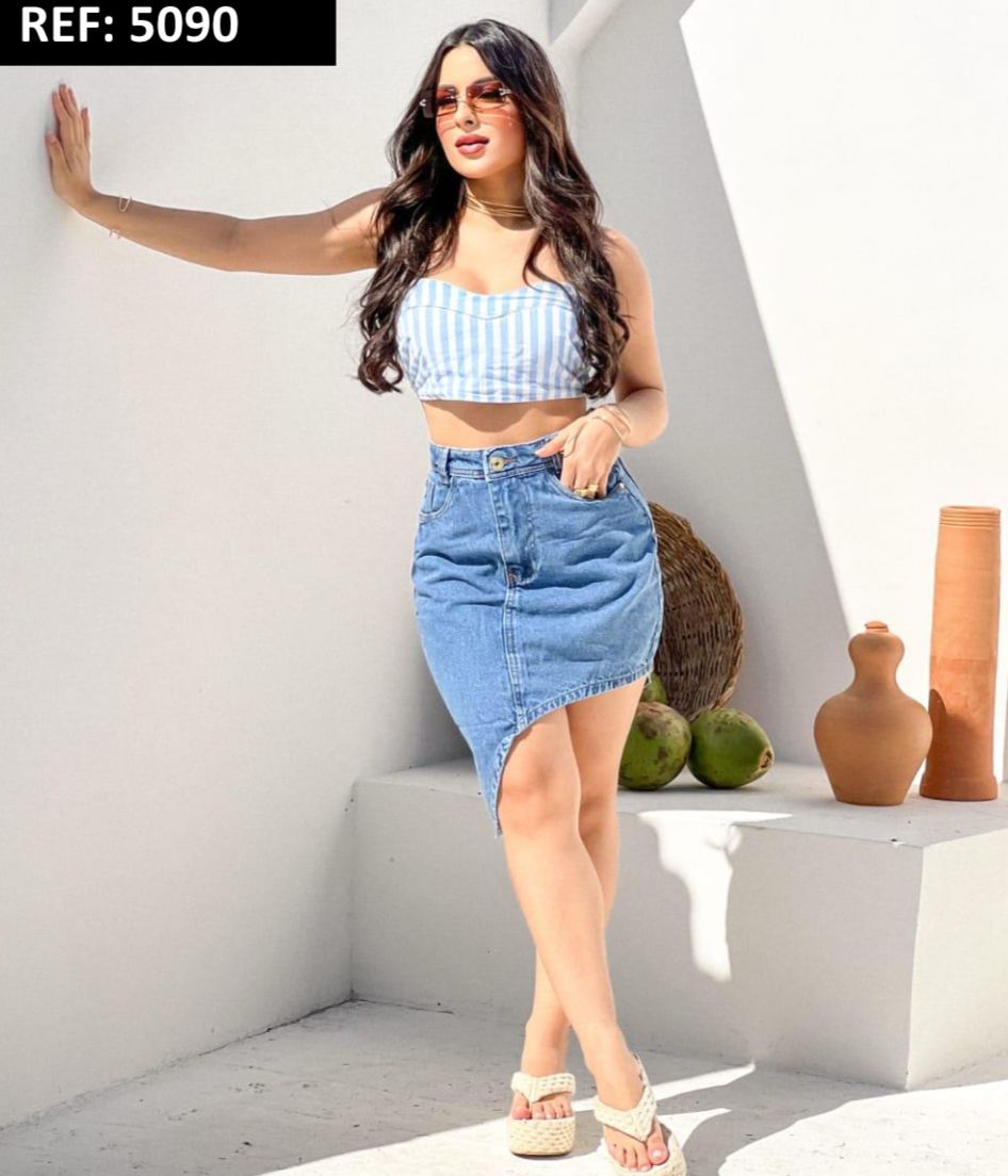 SAIA JEANS MIDI