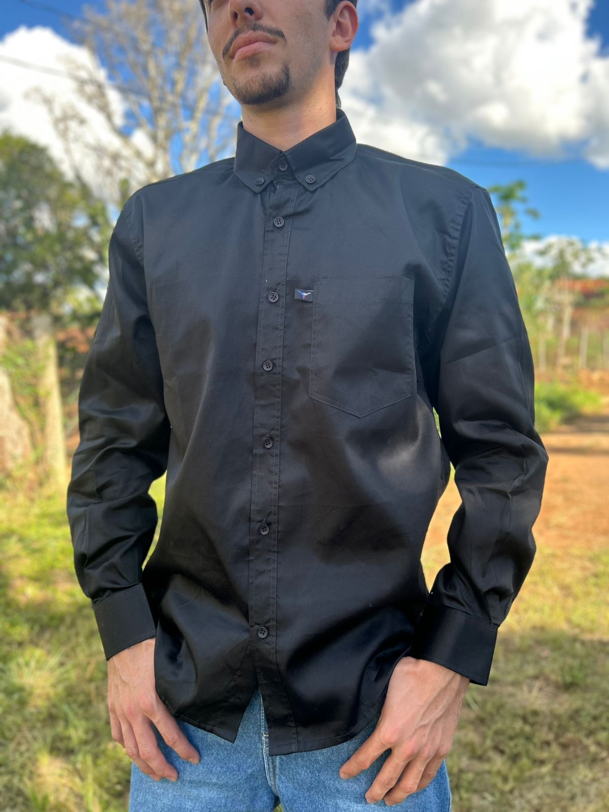CAMISA XADREZ MASCULINA MANGA LONGA - Imagem 2