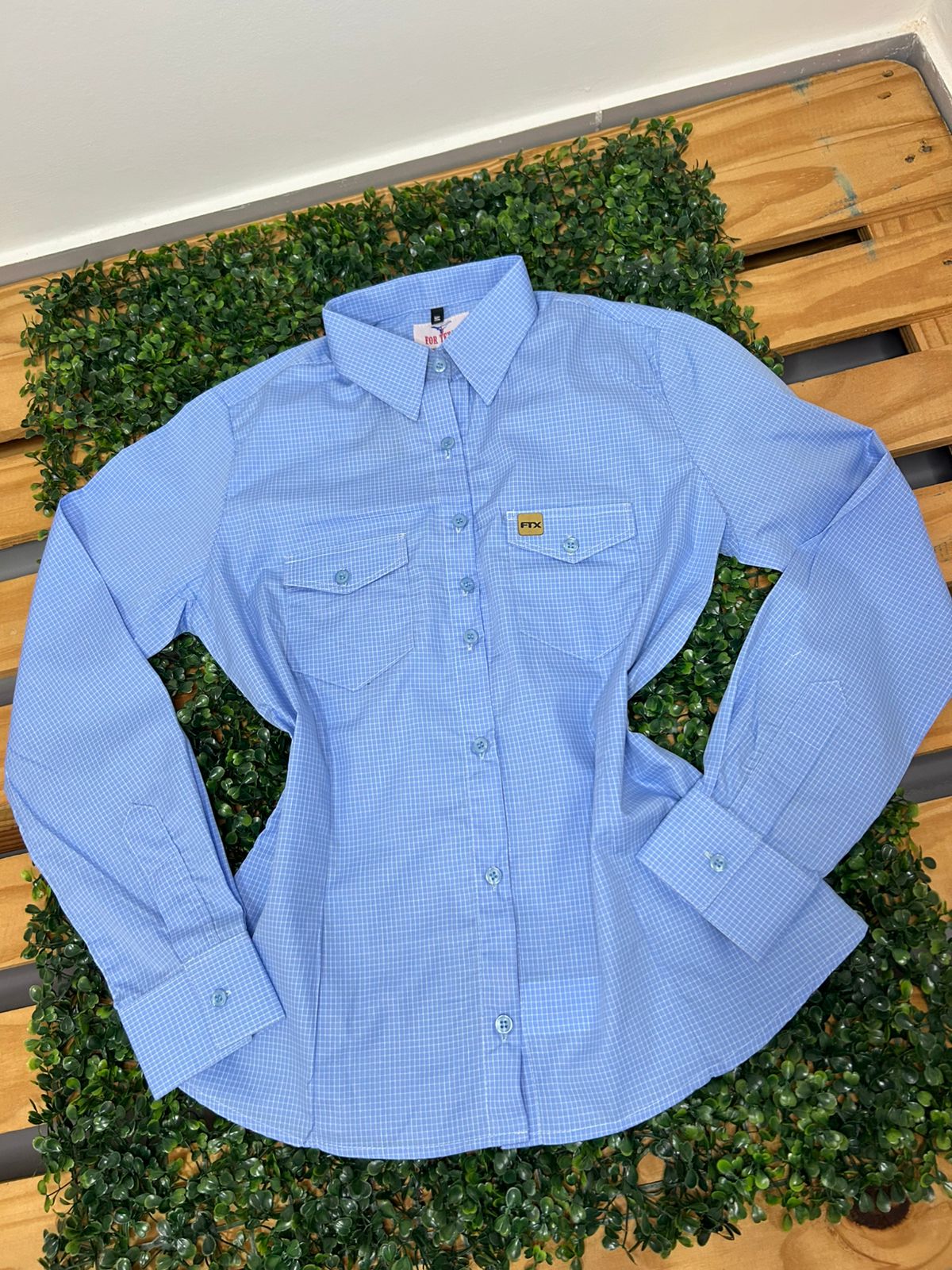 CAMISA XADREZ SOCIAL FEMININA