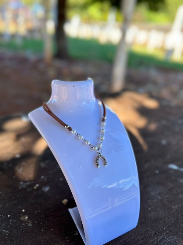 CHOCKER CAMURÇA E PERÓLAS - Imagem 2