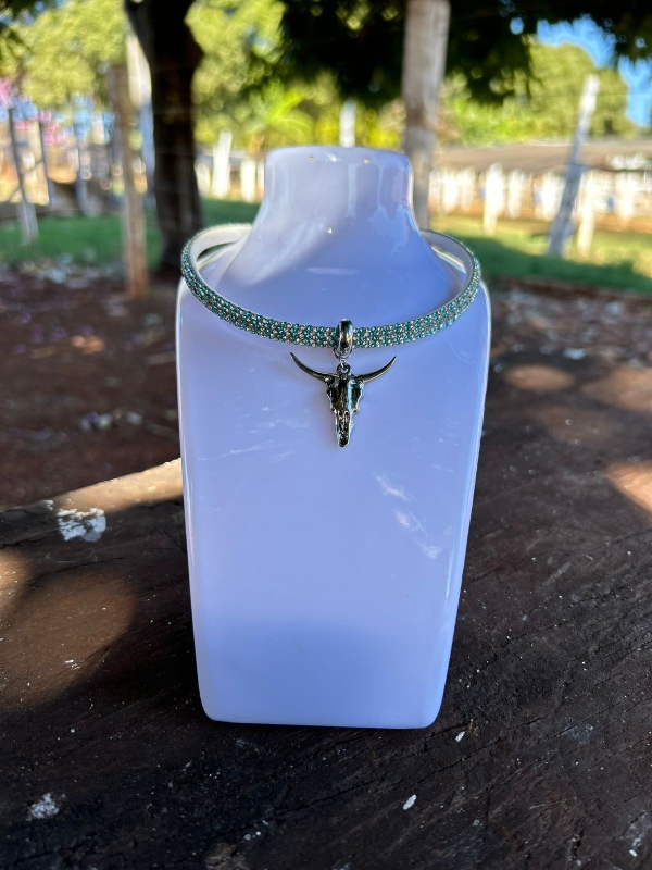 CHOCKER GARGANTILHA LONGHORN - Imagem 2