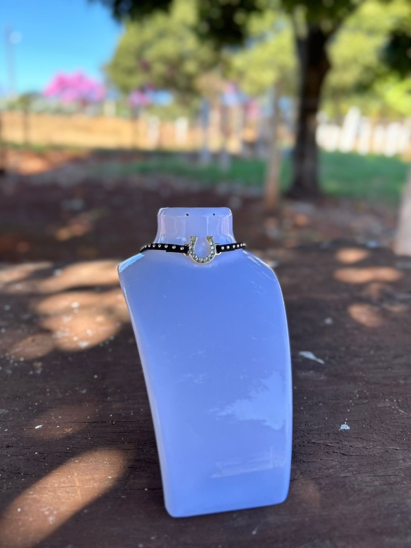 CHOCKER FERRADURA COM SPIKES - Imagem 2