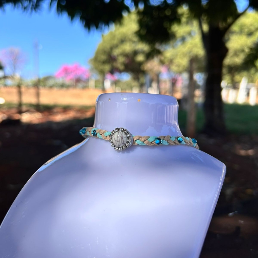 CHOCKER CAMURÇA TRANÇADA