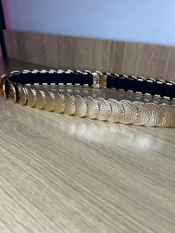 CINTO MOEDAS DOURADO