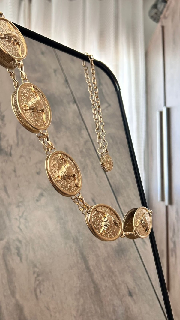 CINTO CORRENTE PRATA-DOURADO - Imagem 3